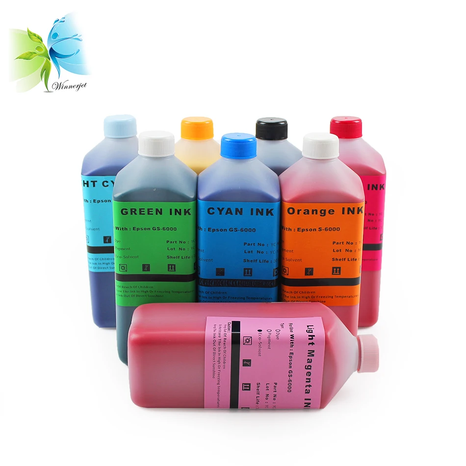 8 Color bulk Eco solvent ink for Epson GS6000 printerin Ink Refill