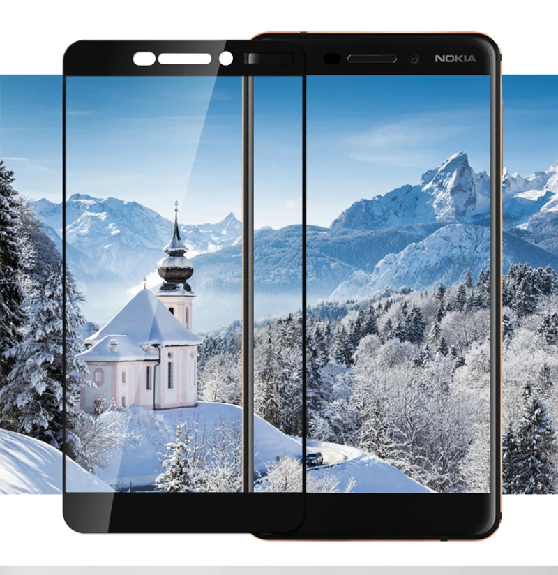 TOMKAS Glass For Nokia 5 3 8 Screen Protector Tempered 9H Hardness Anti Shatter Film For Nokia 5 3 6 7 8 Screen Protector