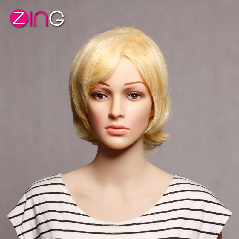 Cute Short Haircuts Blonde Wig Zing Hair Fashion Blonde