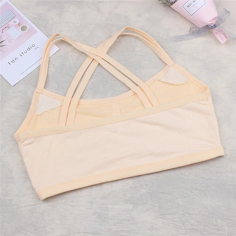 Underwear girl cotton clothes Kids Girls Underwear Bra Vest Children Underclothes Sport Undies Clothes (2)