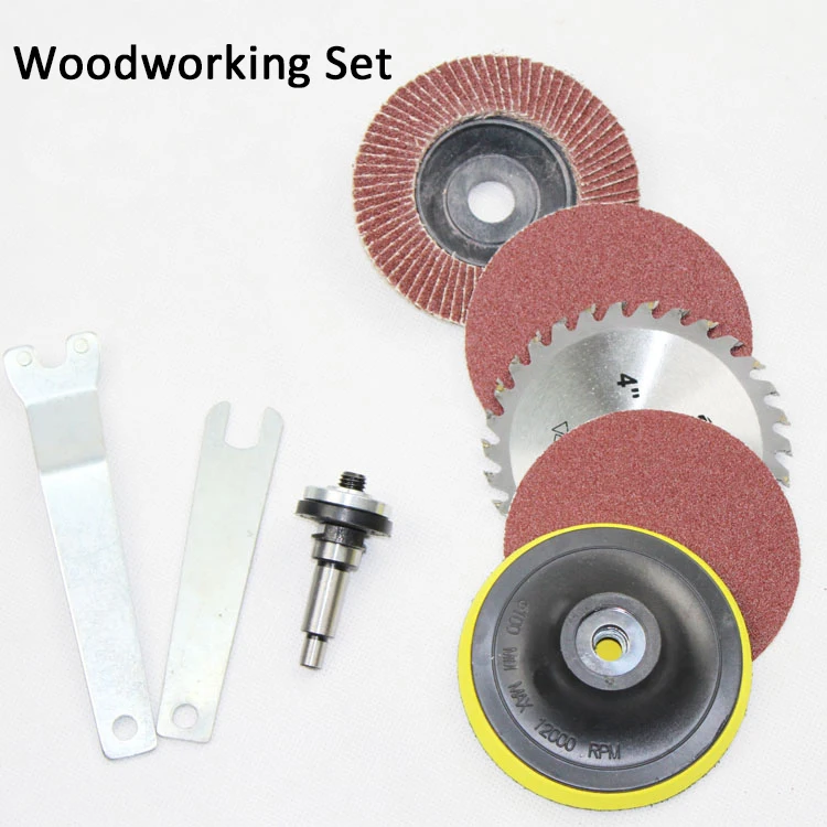 1 Set Angle Grinder Sandpaper Polish Disc Cutting Wheel Polishing Drill