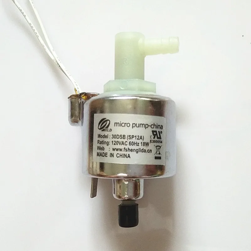 SP12A пароочиститель электромагнитный насос напряжение 120VAC 60Hz мощность 18