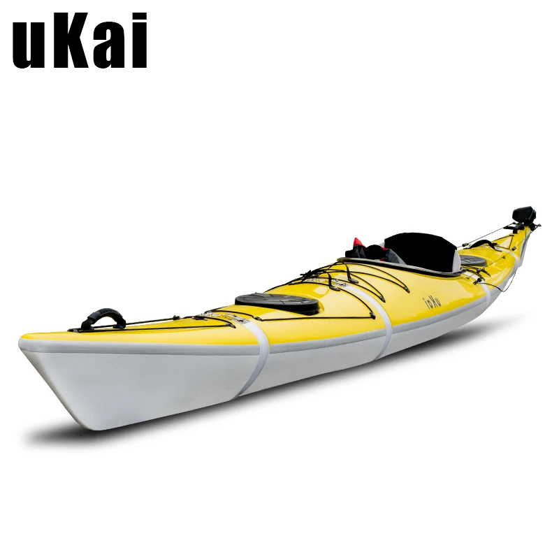 Rowboat Five sections of the split glass fiber reinforced rigid kayak