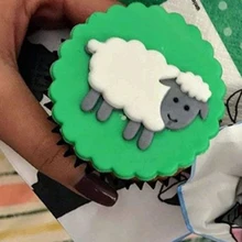 Мультфильм Овцы серии формочки для печенья на заказ 3D печатных помадка кекс Топ резак формы для торта инструменты для украшения торта