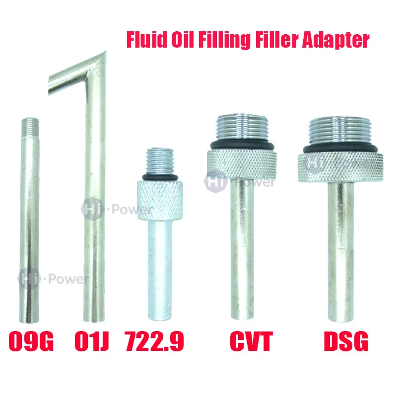 

5pcs New ATF DSG CVT 09G 01J 722.9 Transmission Valve Fluid Oil Filling Filler Adapter for Audi Benz Volkswagen VW Car