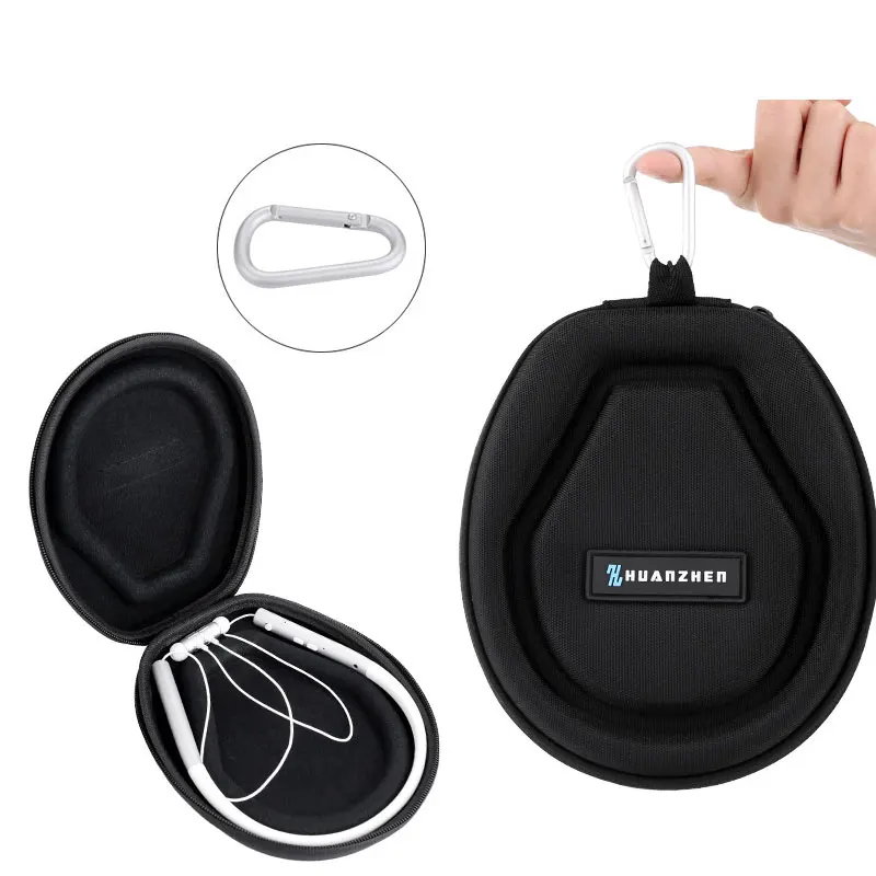Portable Headphone Case Waterproof Shockproof Headset Boxes For Sony LG WIH700 750BT Neck Mounted Bluetooth headest