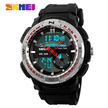 2016 Nueva SKMEI hombres de Cuarzo Digital Reloj de Los Hombres Relojes Deportivos Relogio masculino Moda Militar Impermeable de los Relojes de pulsera