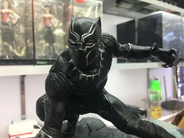 Фигурка Marvel, Мстители, Черная пантера, Kotobukiya Artfx, статуя, 1/10 масштаб, предварительно окрашенная модель, набор, ПВХ, Коллекционная модель, Figur