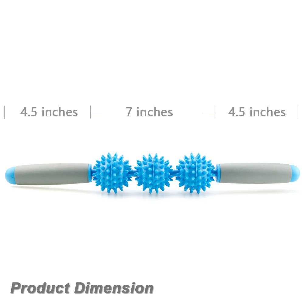 Massage Roller Stick Muscle Roller - Deep Tissue Fascia Massager Release Pain Leg ,Neck & Back