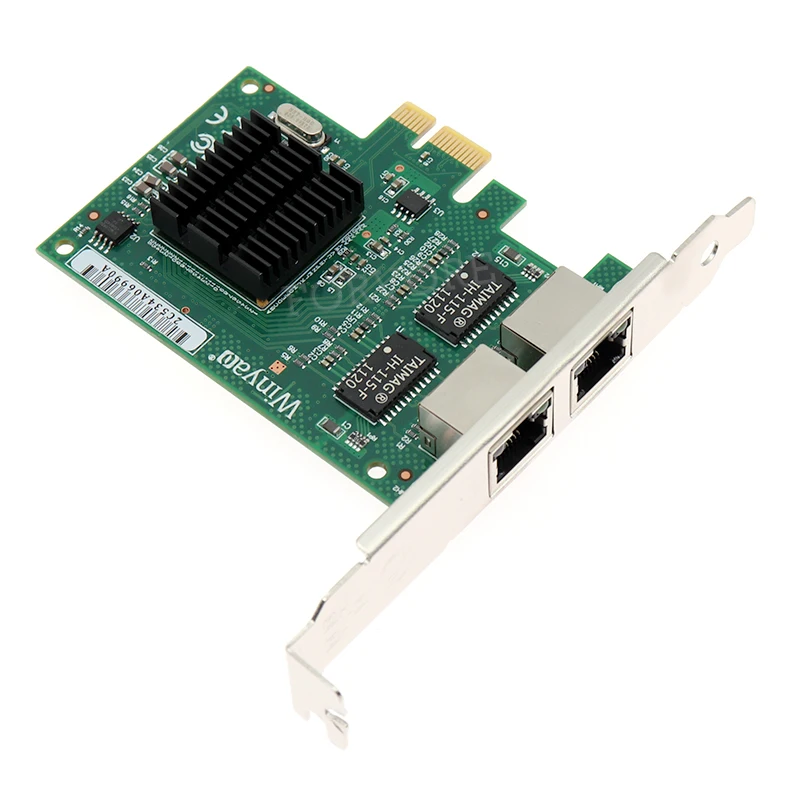 PCI Express X1 2 порта 10/100/1000 Мбит/с гигабитный Ethernet сетевой адаптер для bcm5715 NIC|Платы