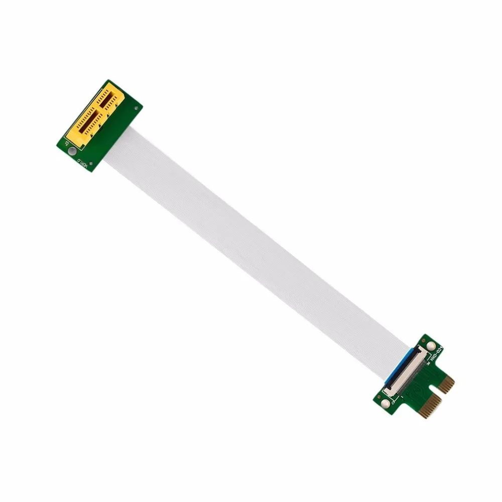 

New PCI-E Express 1X Riser Extension Single Slot High Speed Cable with Power Digital Hot Promotion