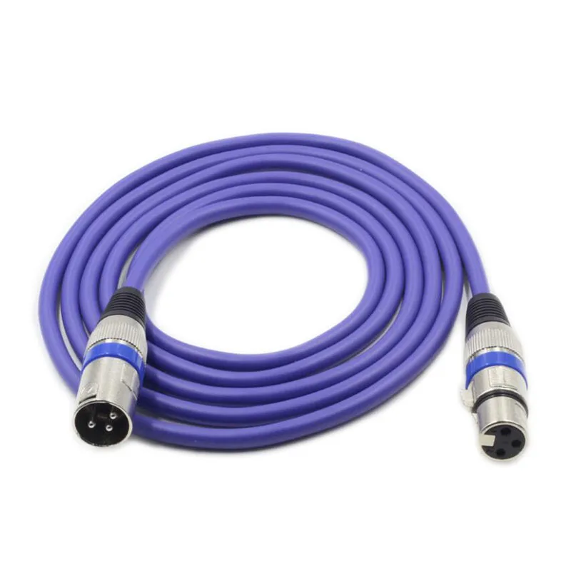 NOSYA 3 Pin of OFC XLR Cable Male to Female M/F Audio Cable For Microphone Mixer 3 feet 1.5m-10m NOSYA 3 Pin of OFC XLR Cable Male to Female M/F Audio Cable For Microphone Mixer 3 feet 1.5m-10m