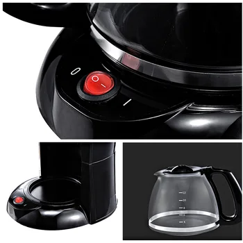 Warmtoo 2000ml Household Office American Style Drip Tea/Coffee Making Machine 12 Cups Coffee Maker 900W Temperature Control 2