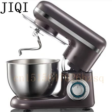 JIQI бытовой Электрический миксер для еды 600 Вт Высокое Качество Миксер 4л большой емкости кухонный прибор разминающая машина