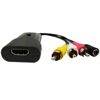 HDMI ZU AV Adapter Mini HD Video Converter Box HDMI zu RCA AV/CVSB L/R Video 1080P HDMI2AV Unterstützung NTSC PAL Ausgang
