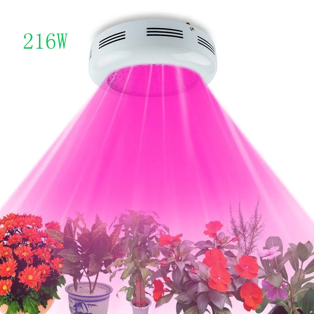216 Вт AC85-265V 72 светодиодов 21600LM завод светать полный спектр овощи травы цветы лампы парниковых Крытый сад гидропоники