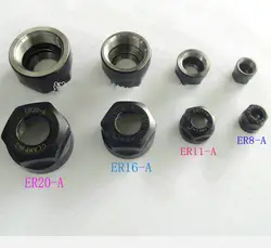 ER8A M12 nut Цанга для фрезерный держатель токарный инструмент цанговый Зажимы ER8 A