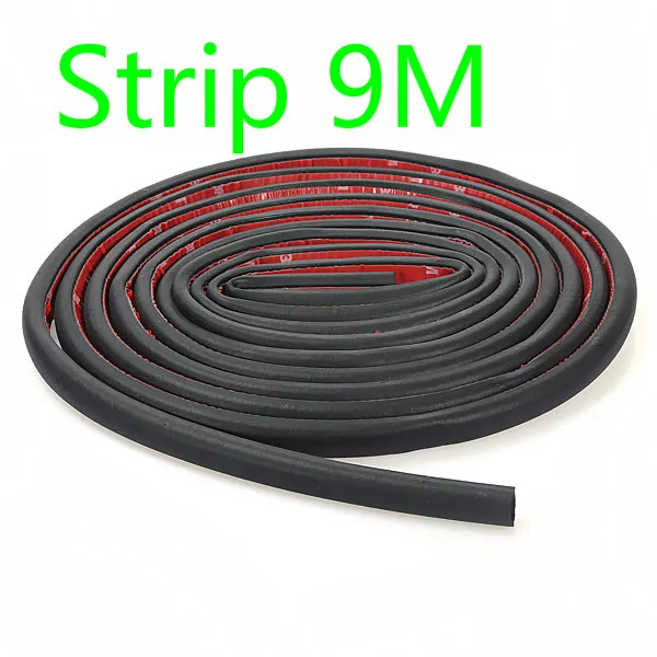9M D shape Big and small Car Truck Motor Door Rubber Seal Strip