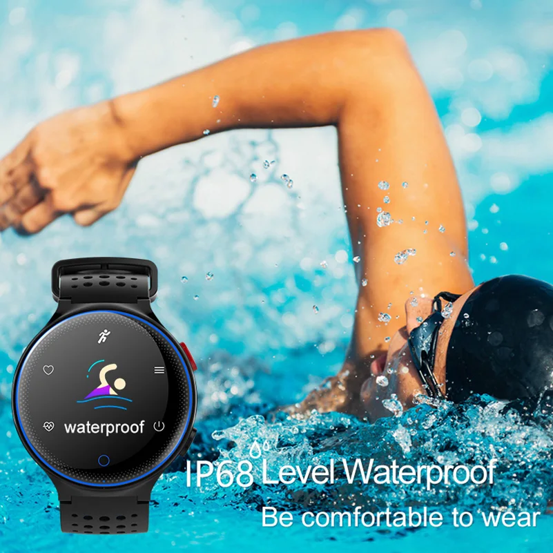 

GZDL IP68 Waterproof Swimming Watch Bluetooth Bracelet Sports Tracker Wristwatch WT8337
