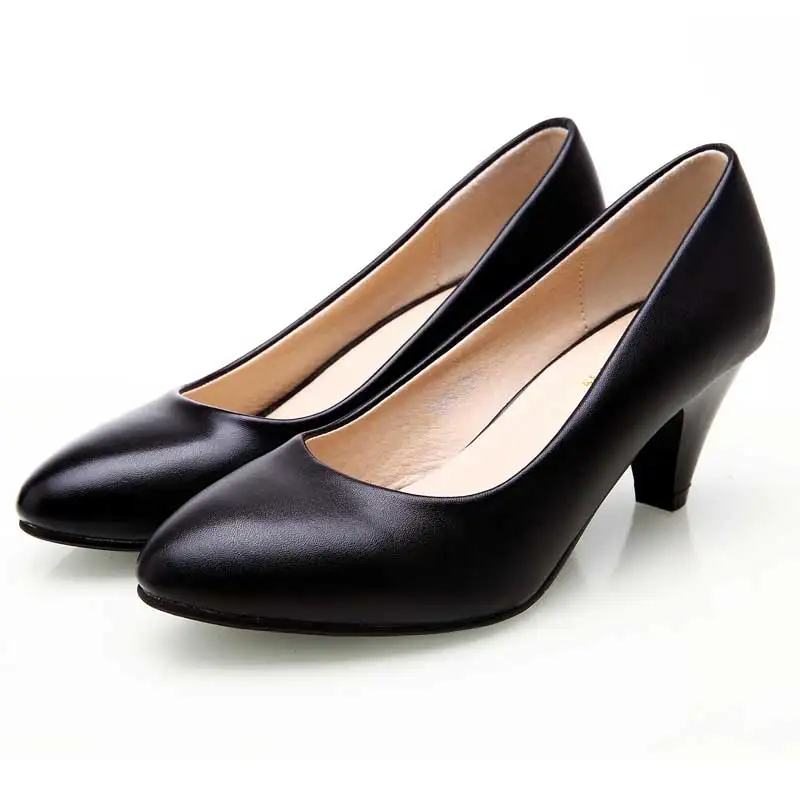 YALNN/черные женские туфли-лодочки; женские туфли на среднем каблуке телесного цвета; пикантные свадебные туфли на высоком каблуке; женские офисные белые туфли-лодочки для девочек