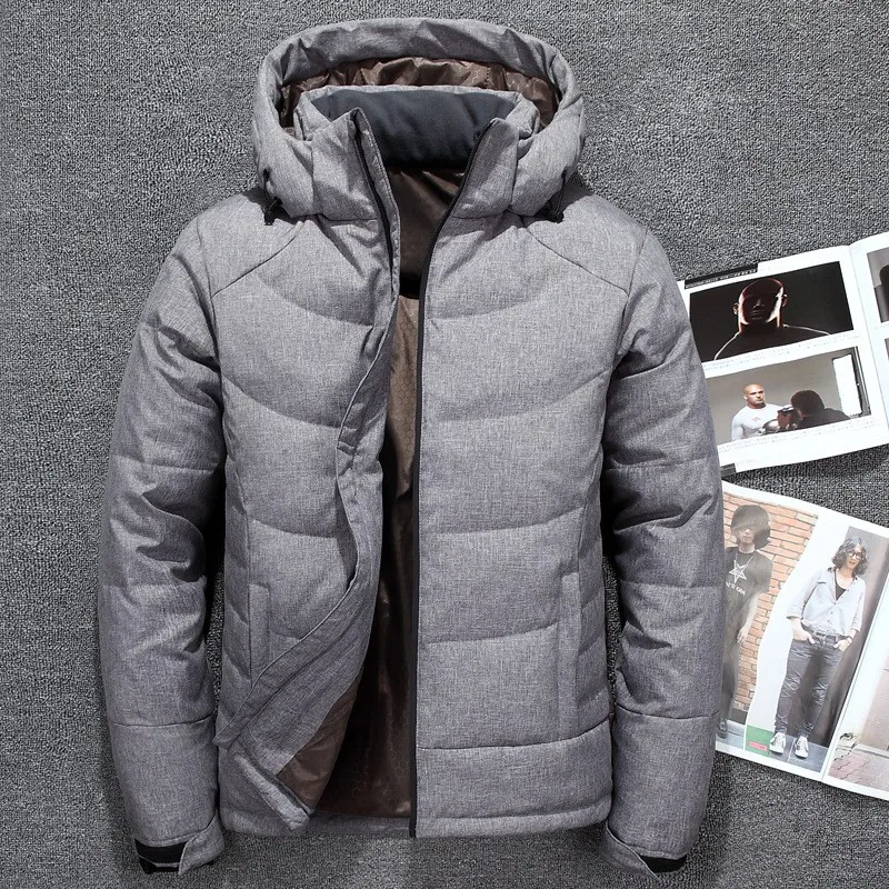 2019 High Quality 90% White Duck Down Jacket men coat Snow parkas male Warm Brand Clothing winter Down Jacket Outerwear