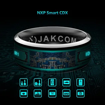 

Jakcom Smart Ring Wear Convenient R3 Wearable Magic Finger NFC Ring Smart Accessories For Android Windows NFC Mobile Phone