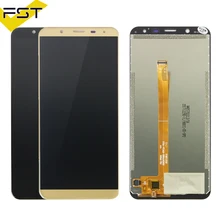 Купить онлайн Черный/золото 720*1440 тестирование хорошо для Oukitel K5000 ЖК-дисплей Дисплей и Сенсорный экран планшета Ассамблеи Бесплатная отправка + инструменты