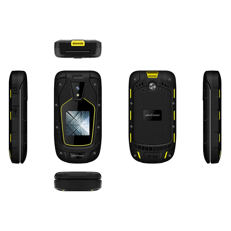 Ulefone Armor раскладной мобильный телефон IP68/IP69K Водонепроницаемый двойной экран 2 4