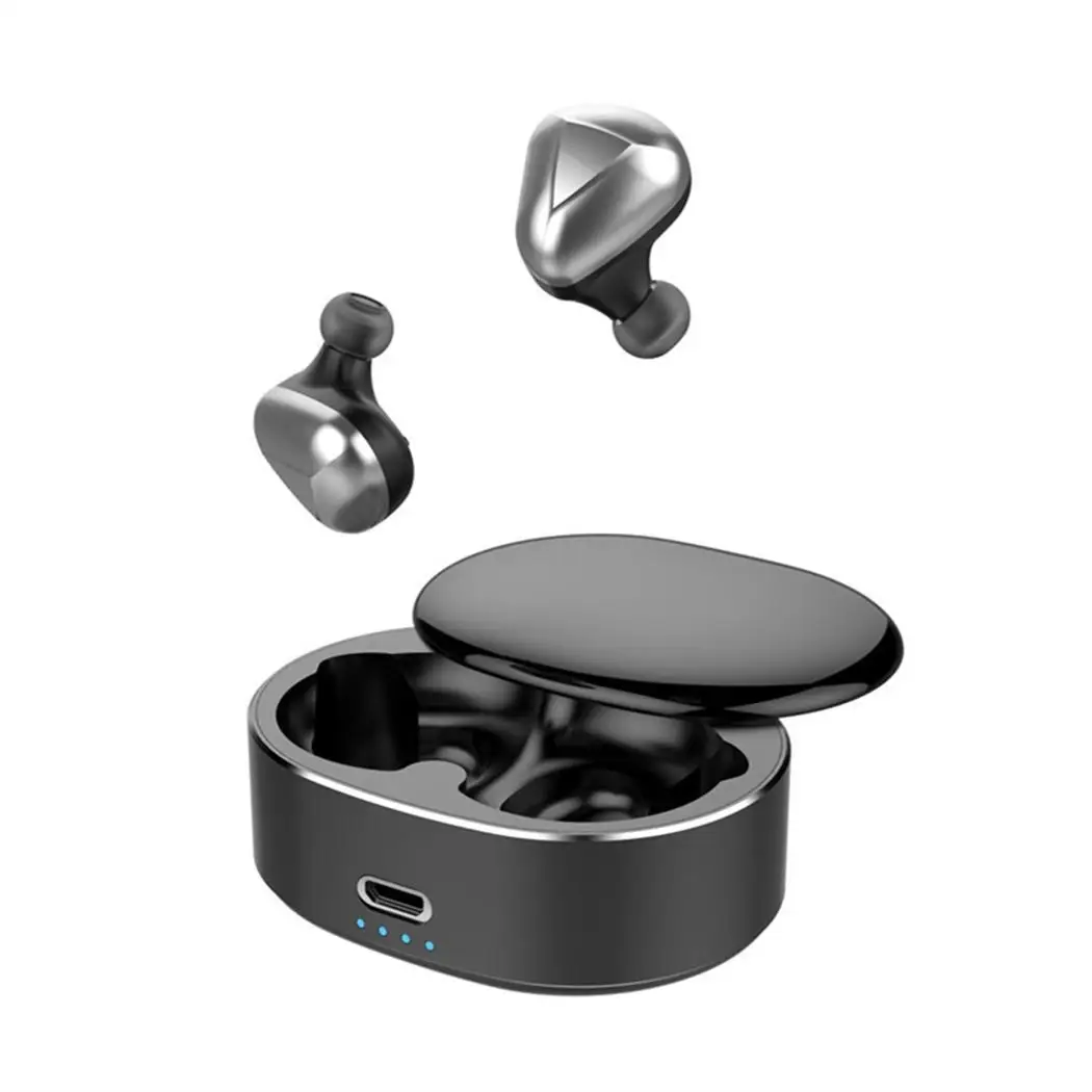 

TWS Portable Wireless Earphone Bluetooth 5.0 Waterproof Stereo In-Ear Wireless Earphone with Charging Box Bluetooth Earbuds Pink
