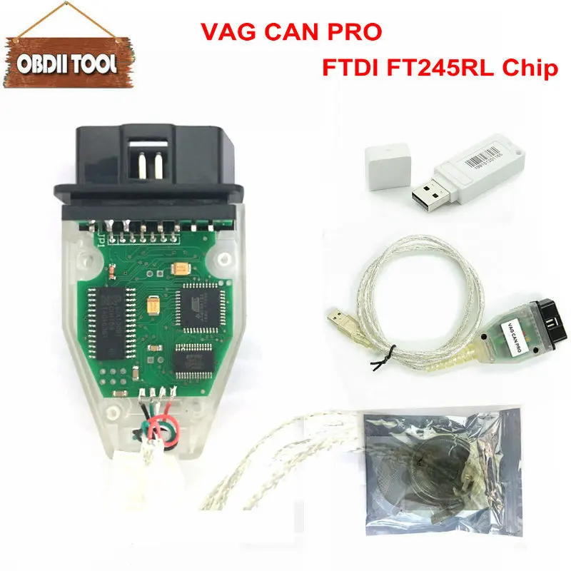 

Best Price VAG CAN PRO V5.5.1 FTDI FT245RL Chip VCP OBD2 Diagnostic Interface USB Cable Support Can Bus UDS K Line