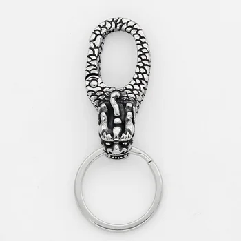

VikingCeltic 316L stainless steel dragon animal keychain