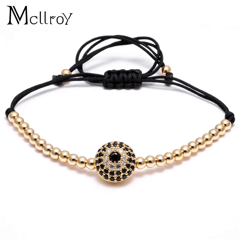 Mcllroy Silver Lion Head Leopard &Eyes Braiding Macrame Mens Bracelets with 4mm Round beads Bracelet