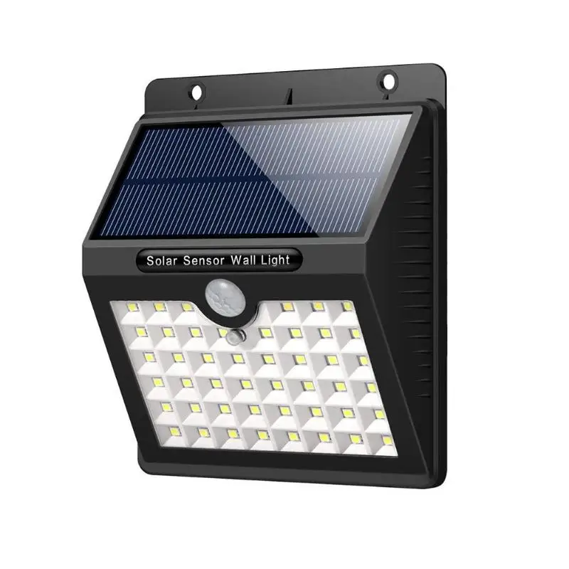 

46 LED Solar Wall Light Motion Sensor Wall Lamp Outdoor Waterproof Light control Security Light for Yard Garden