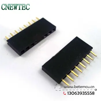 

100pcs 8PIN Single row 1x8T row needles socket mother row