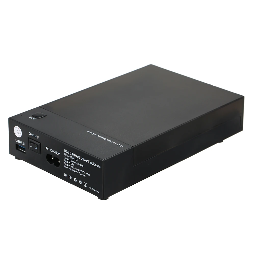 

USB 3.0 2.5" 3.5" SATA TO USB Hard Drive Disk External Enclosure SSD HDD Disk Portable Case Box Support UASP and 8TB Drives