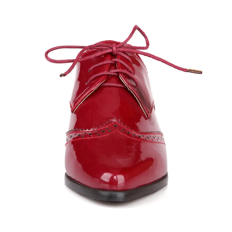 Fanyuan/ г., весенние женские туфли-оксфорды нейтральная однотонная прошитая обувь на плоской подошве с острым носком на шнуровке для деловой женщины
