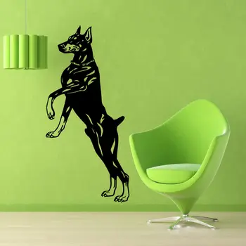 

Wall Decals Doberman Dog Pets Vinyl Sticker Murals Wall Decor