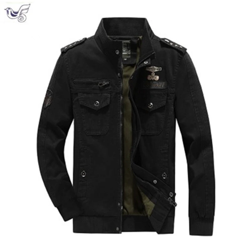 

2019 Autumn Soldier MA-1 Style Army Jackets Male Brand Slothing Mens Bomber Jackets Plus Size M-6XL Cotton Military Jacket Men