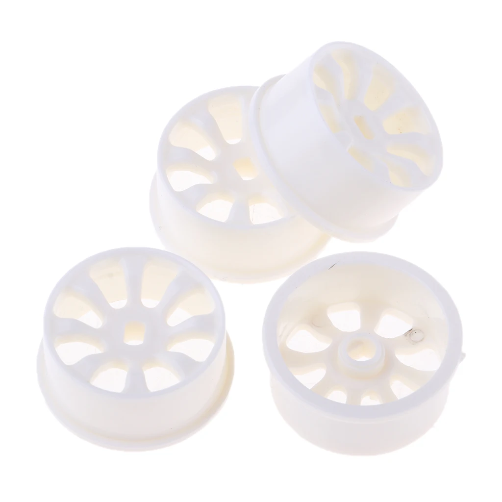 4Pcs Plastic Wheel Rim For RC 1:24 Road Racing Car Accessories