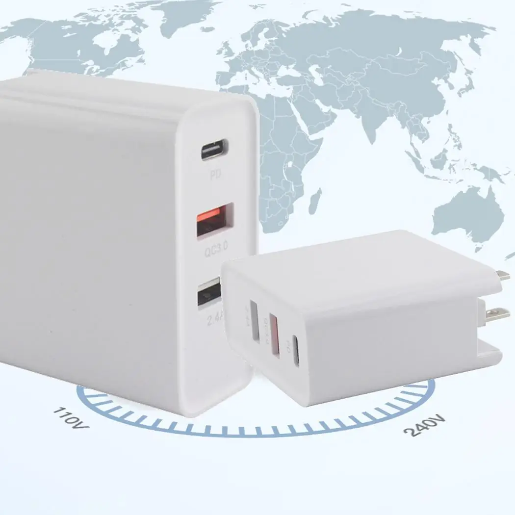 

Fast Charging Mobile Phone Charger Dual Fast full load aging Charging 18W USB 4800mA 0C-50C Head Home, Travel US Plug