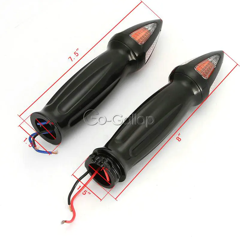 1 &quotповоротники на руль ручки для Honda VT Shadow Ace классический 500 700 750 1100/Yamaha V Star XVS 250 650
