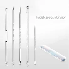 5 шт для черных точек угри, прыщи экстрактор прыщиков прибор для вакуумной чистки угрей для удаления прыщей/инструмет для удаления черных точек инструмент для Уход за лицом