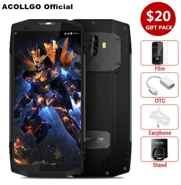 BLACKVIEW BV9000 Pro 6 ГБ 128 5 7 &quot18:9 Экран Helio P25 Восьмиядерный 13MP двойной Cam NFC OTG Touch ID