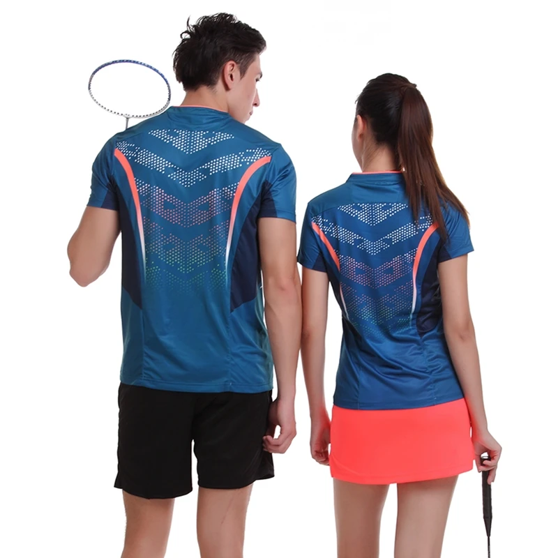 Наборы для бадминтона с бесплатной печатью для мужчин/женщин, одежда для бадминтона, спортивные теннисные комплекты, одежда для настольного тенниса M1011