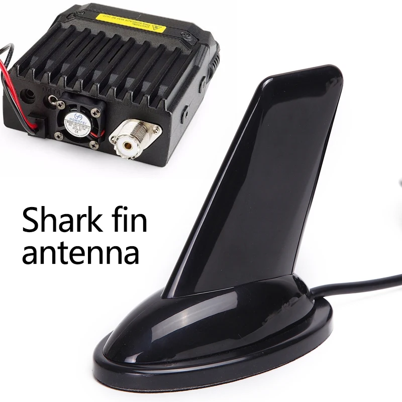 Конструкция акульего плавника VHF/UHF 136-174/400-470 МГц двухдиапазонная антенна QYT для