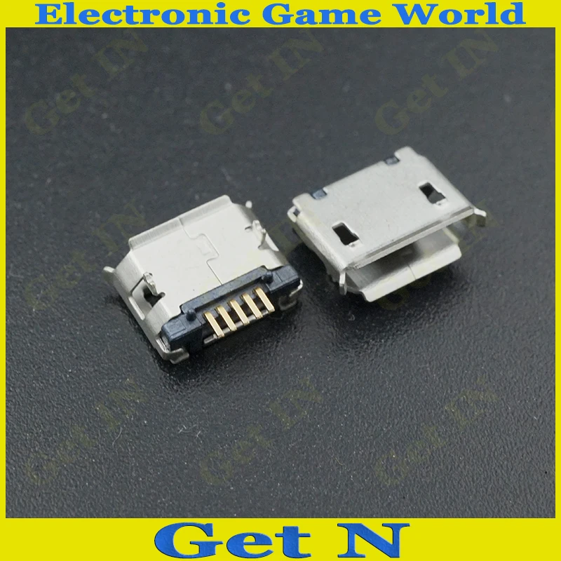 Разъем Micro USB 100 шт./лот 5 контактный разъем хвостовой для зарядки телефона