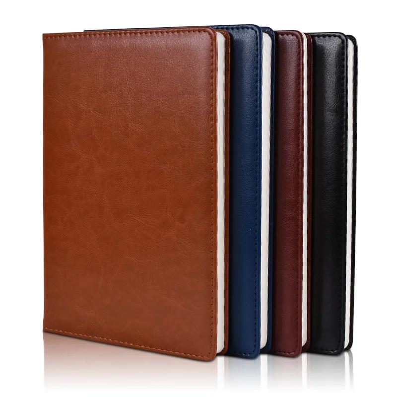 

B5 Big Soft Leather Diary Business Travel Office Notebook Diary Planner Agenda Notepad Customize Logo School Stationery C20 D30