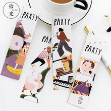 30 шт./упак. парк концерт Бумага Bookmarkers рекламных подарков Канцтовары закладки для книг для пометки книжных двойной обратите внимание на сообщение