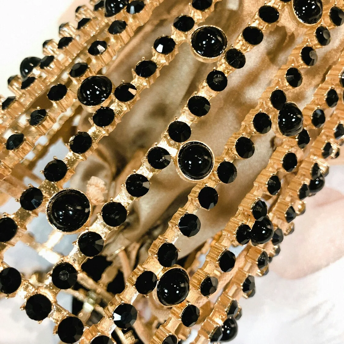 Роскошные бриллианты Женская сумочка модный дизайнерский клатч вечерняя сумка черный бисер чехол для мусора ведро в форме клетки вечерние сумки