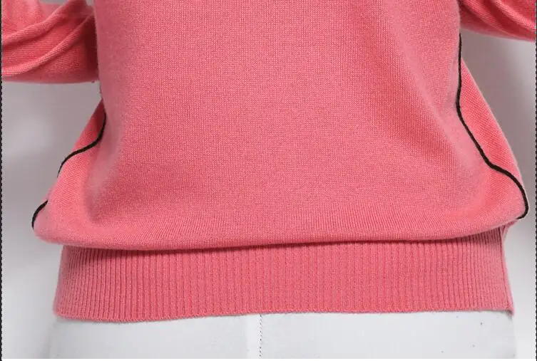 New 2019 Autumn-Spring Sexy V-neck Cashmere Sweaters Women Candy color Outerwear Pullover Tops Quality Knitted Wool Sweater D198 New 2019 Autumn-Spring Sexy V-neck Cashmere Sweaters Women Candy color Outerwear Pullover Tops Quality Knitted Wool Sweater D198